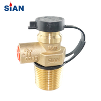 Vanne de bouteille de gaz GPL à fermeture automatique de marque SiAN PV02-D22 avec certification PI