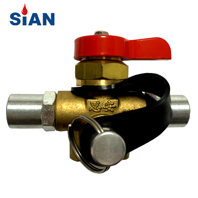 Valve en laiton de valve de valve de GNC de haute qualité QF-T3H4 Chine Usine de valve de Ningbo FUHUA