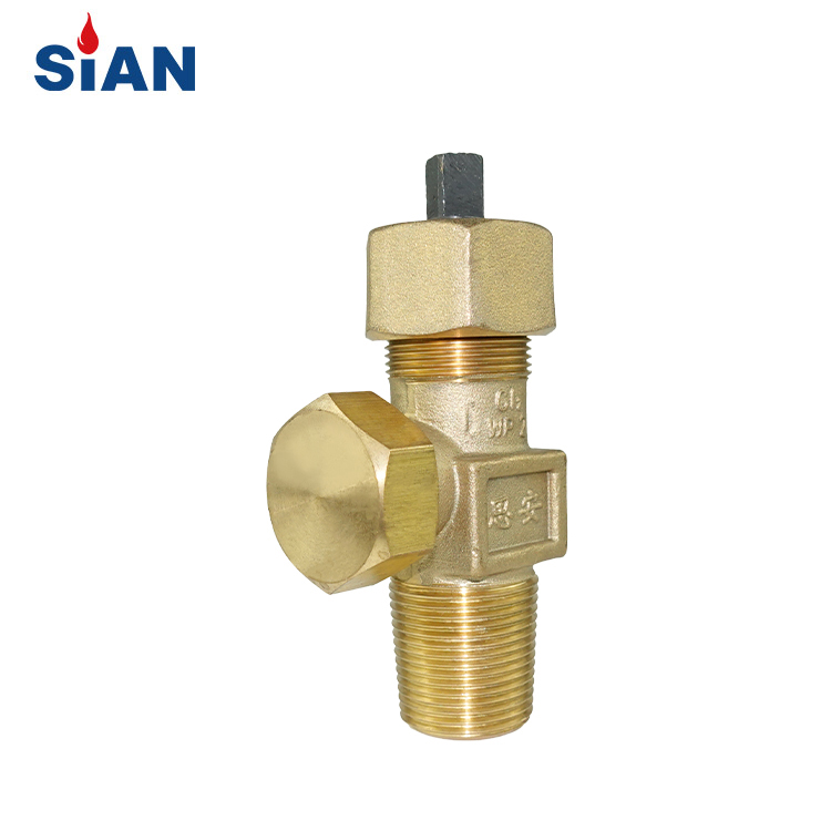 QF-10 meilleure vente SiAN marque Chine FUHUA usine Type d'aiguille gaz industriel cylindre de chlore vanne de gaz en laiton